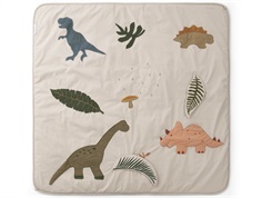 Liewood dino dark sandy mix activity blanket Glenn